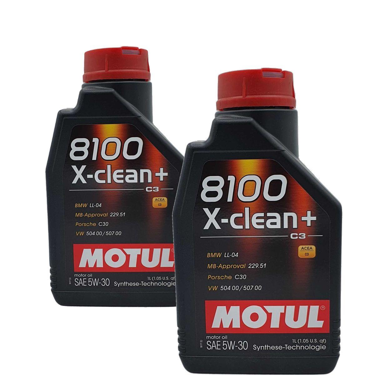 Motul 8100 X-clean+ 5W-30 2x1 Liter
