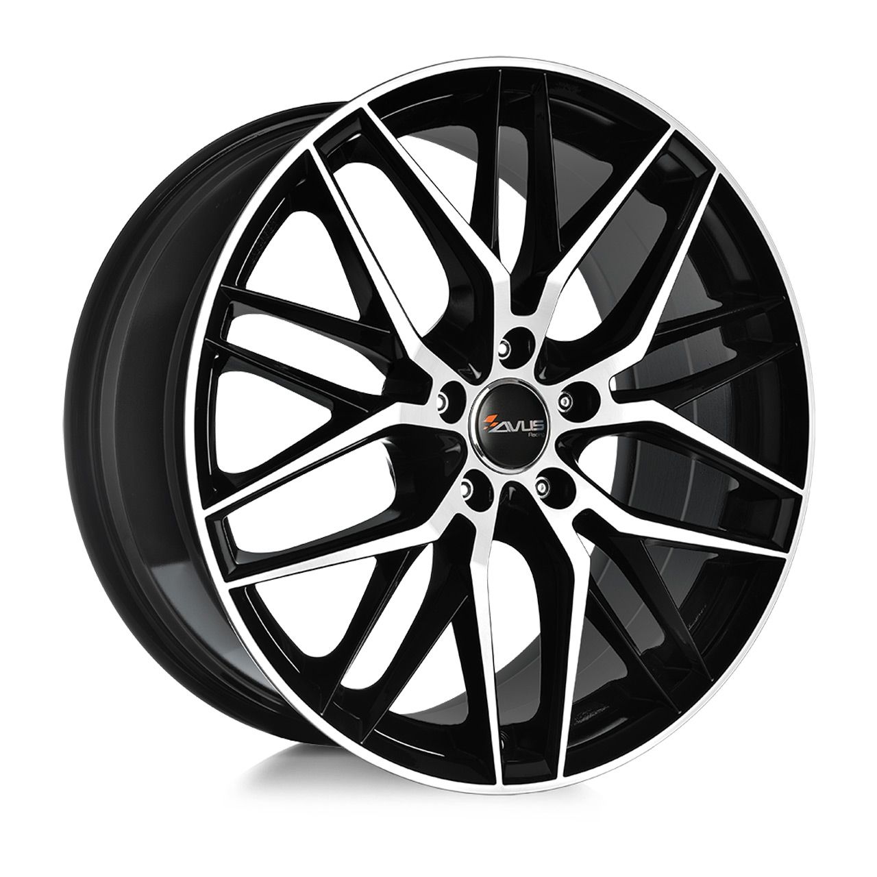 AVUS RACING AF19 black polished 8.0Jx18 5x112 ET30