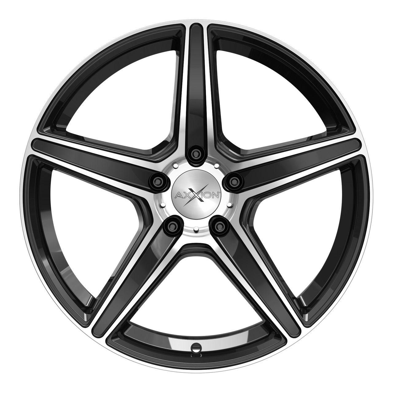 AXXION AX7 SUPER CONCAVE schwarz hochglanzpoliert 8.5Jx19 5x112 ET45