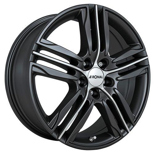 RONAL R57 mattschwarz-frontkopiert 7.5Jx17 5x120 ET45