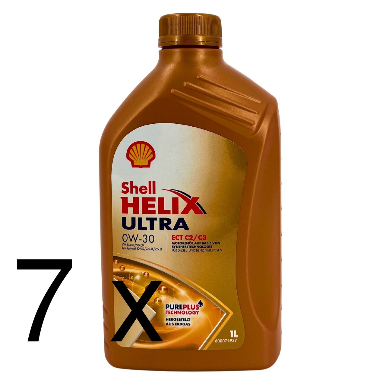 Shell Helix Ultra ECT C2 C3 0W-30 7x1 Liter