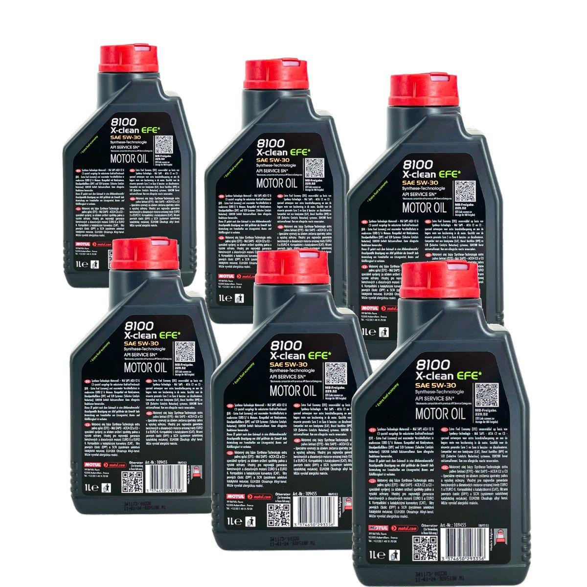 Motul 8100 X-clean EFE 5W-30 6x1 Liter