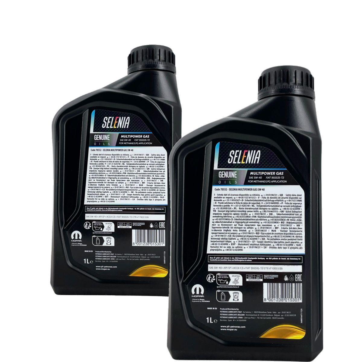 Selenia Multipower Gas 5W-40 2x1 Liter