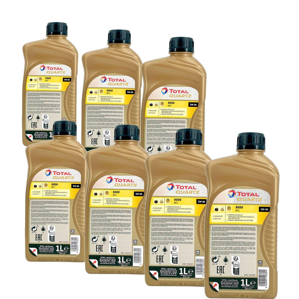 Total Quartz 9000 NFC 5W-30 7x1 Liter