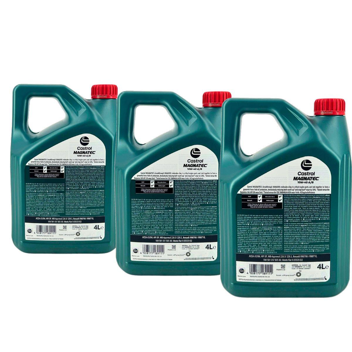 Castrol Magnatec 10W-40 A/B 3x4 Liter