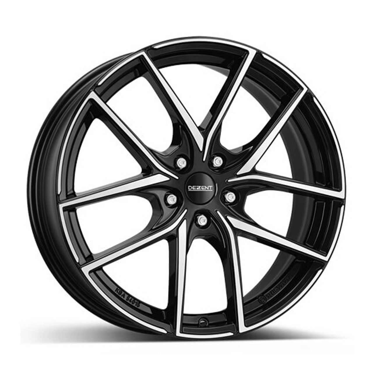 DEZENT DEZENT TO DARK black/polished 8.0Jx18 5x112 ET44