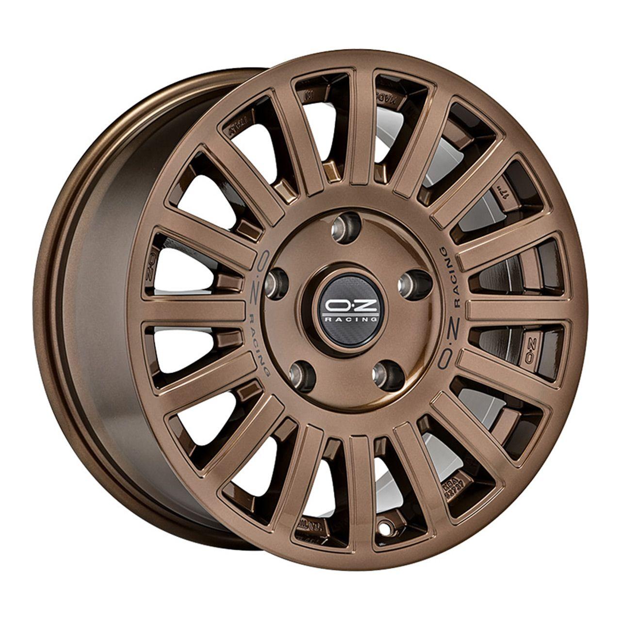 OZ RALLY RAID gloss bronze + black lettering 8.5Jx18 5x127 ET0