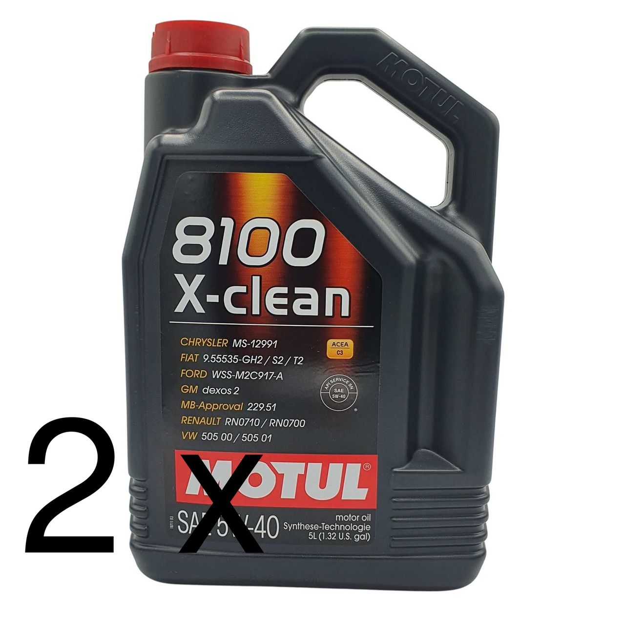 Motul 8100 X-clean 5W-40 2x5 Liter