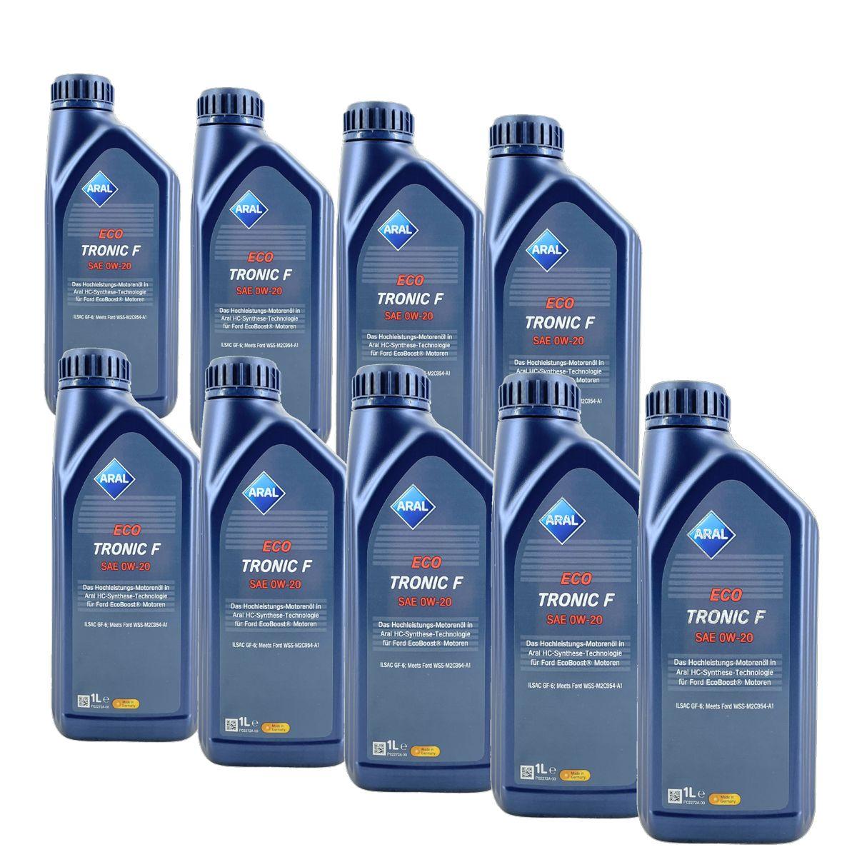 Aral EcoTronic F 0W-20 9x1 Liter