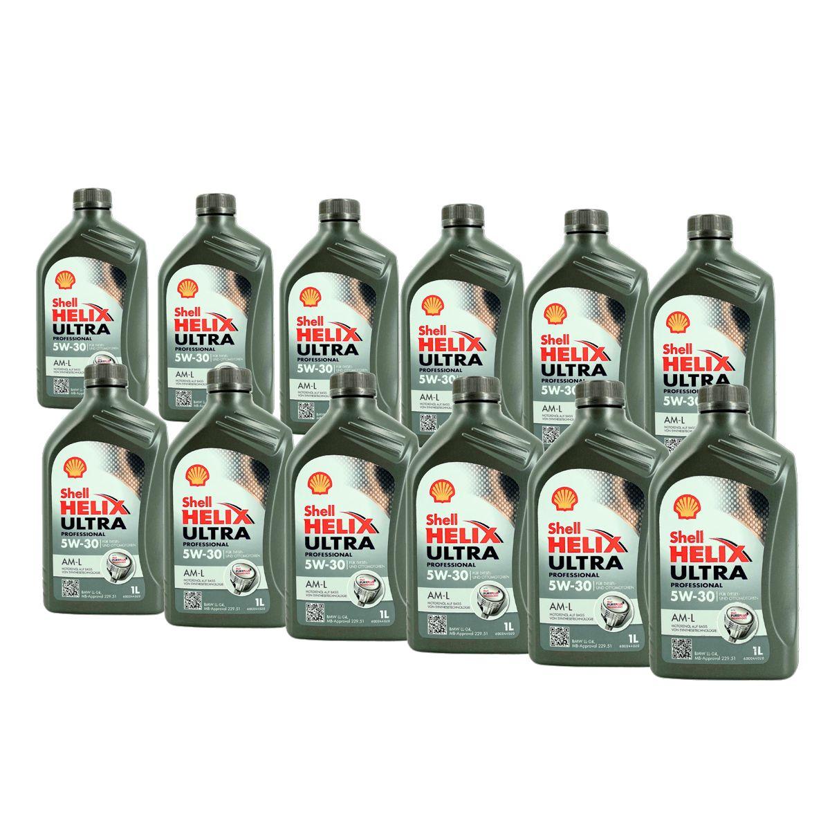 Shell Helix Ultra Professional AM-L 5W-30 12x1 Liter