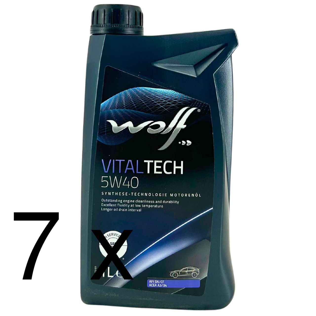 Wolf VitalTech 5W-40 7x1 Liter