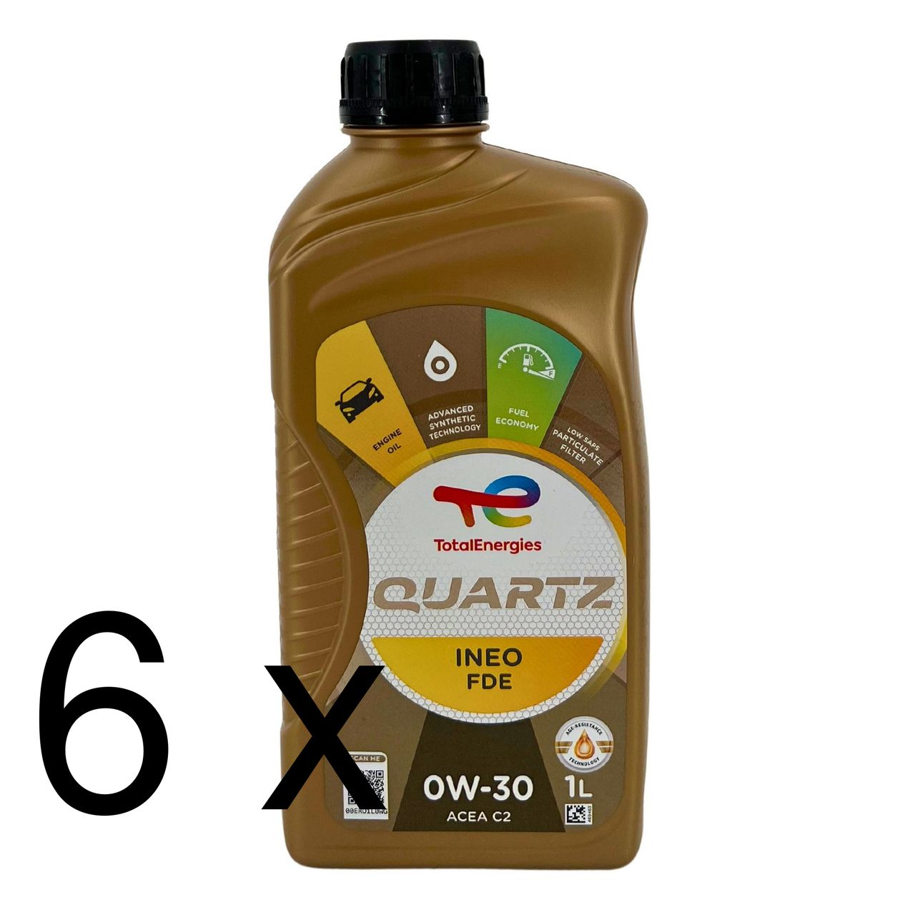 Total Quartz Ineo FDE 0W-30 6x1 Liter