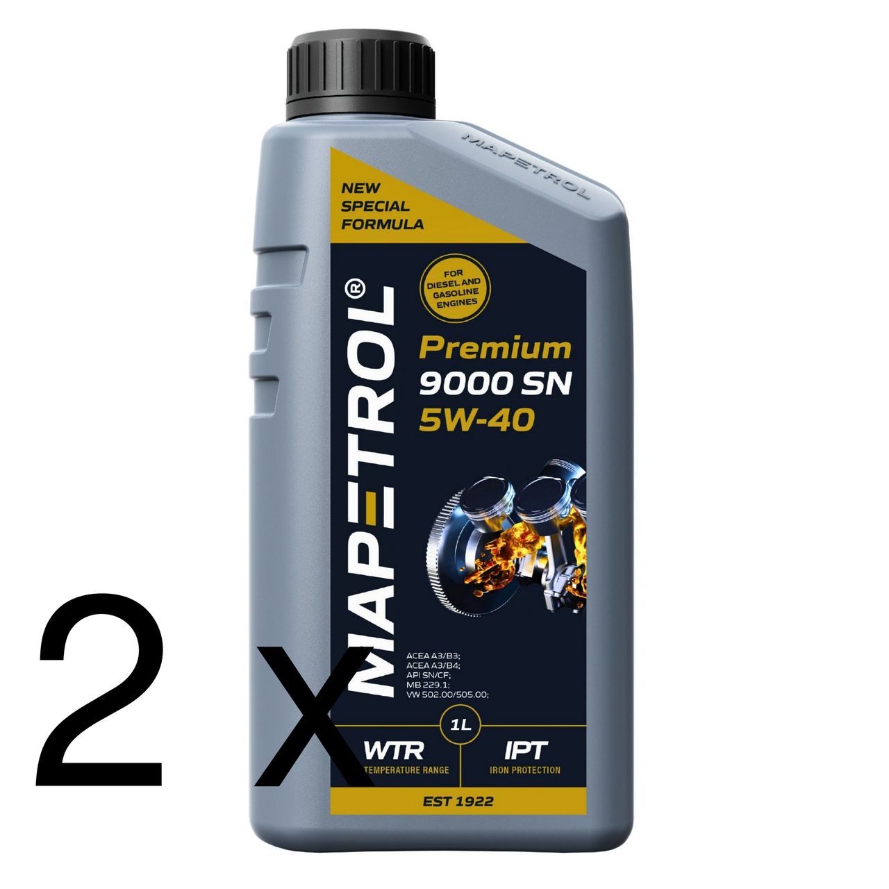 Mapetrol Premium 9000 SN 5W-40 2x1 Liter
