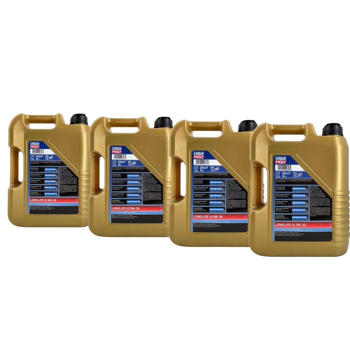 Liqui Moly Longlife III 5W-30 4x5 Liter