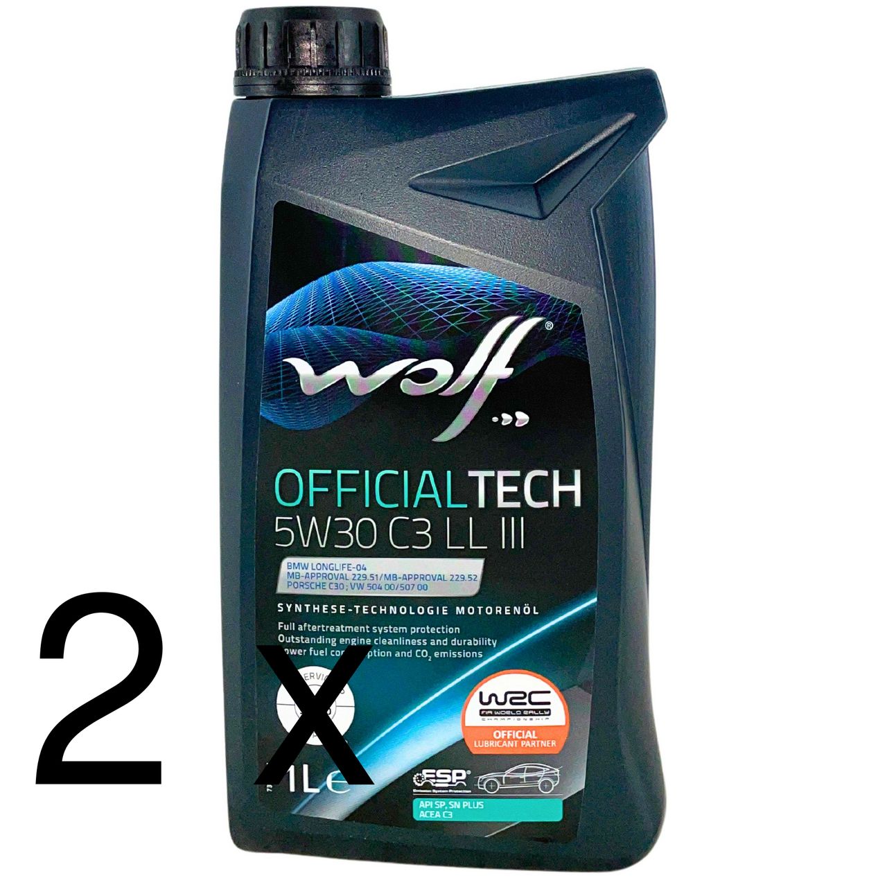 Wolf OfficialTech 5W-30 C3 LL III 2x1 Liter Wolf OfficialTech 5W-30 C3 LL III 2x1 Liter