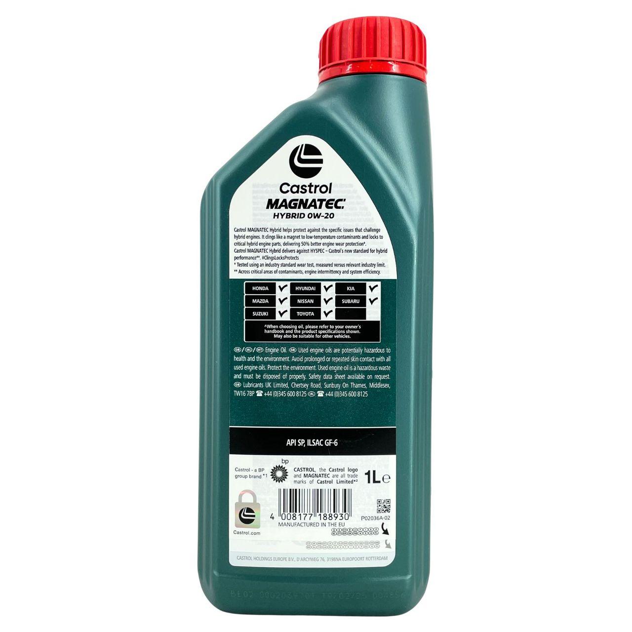 Castrol Magnatec Hybrid 0W-20 1 Liter