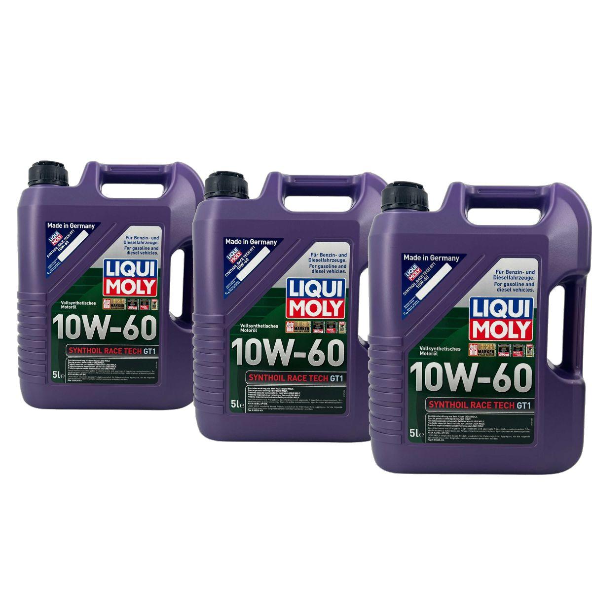 Liqui Moly Synthoil Race Tech GT1 10W-60 3x5 Liter