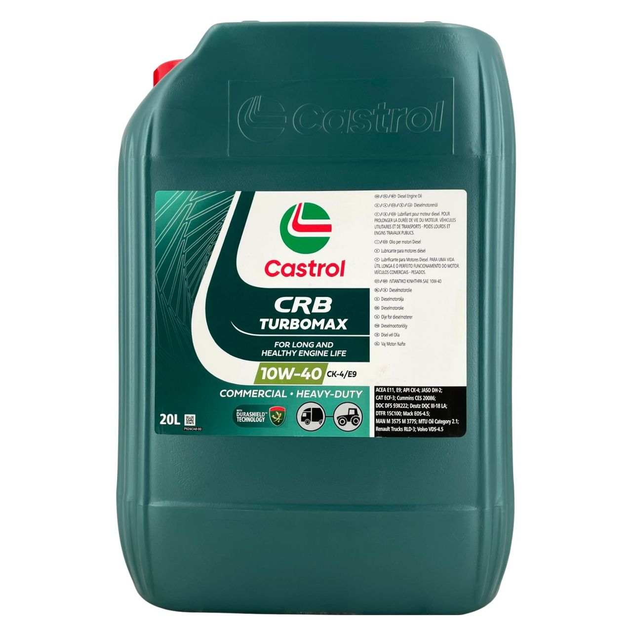 Castrol CRB Turbomax 10W-40 CK-4/E9 20 Liter