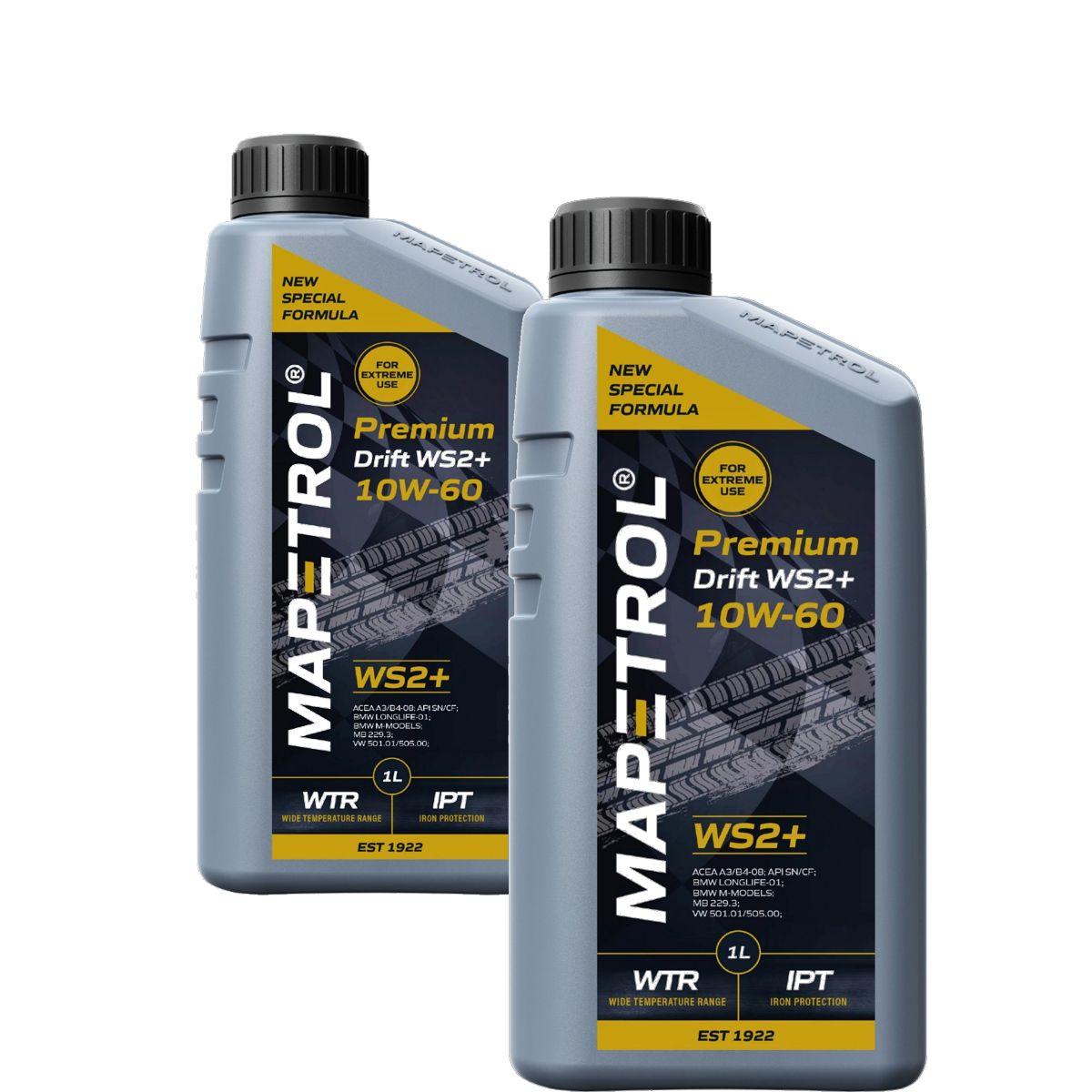 Mapetrol Premium Drift WS2+ 10W-60 2x1 Liter