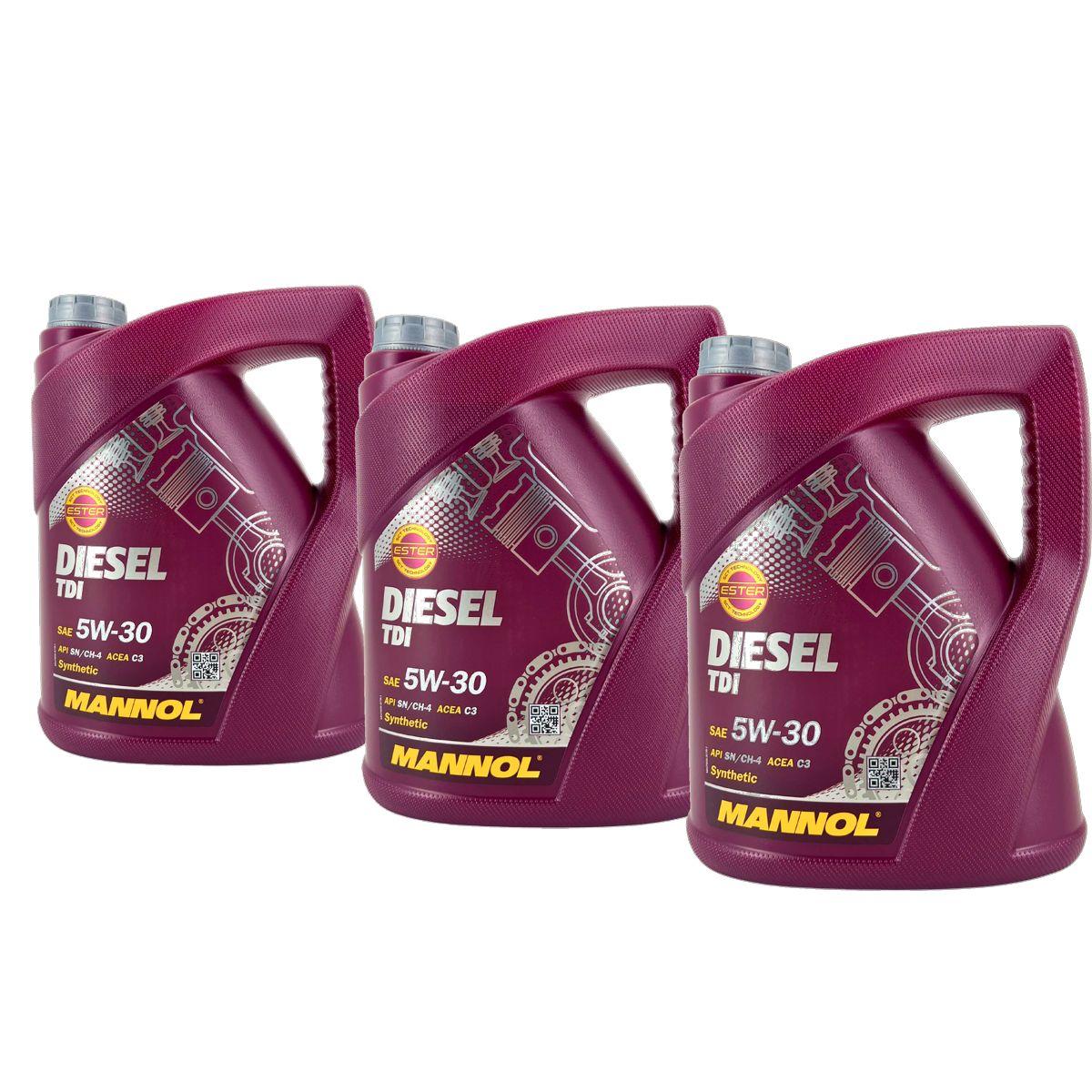Mannol Diesel TDI 5W-30 3x5 Liter
