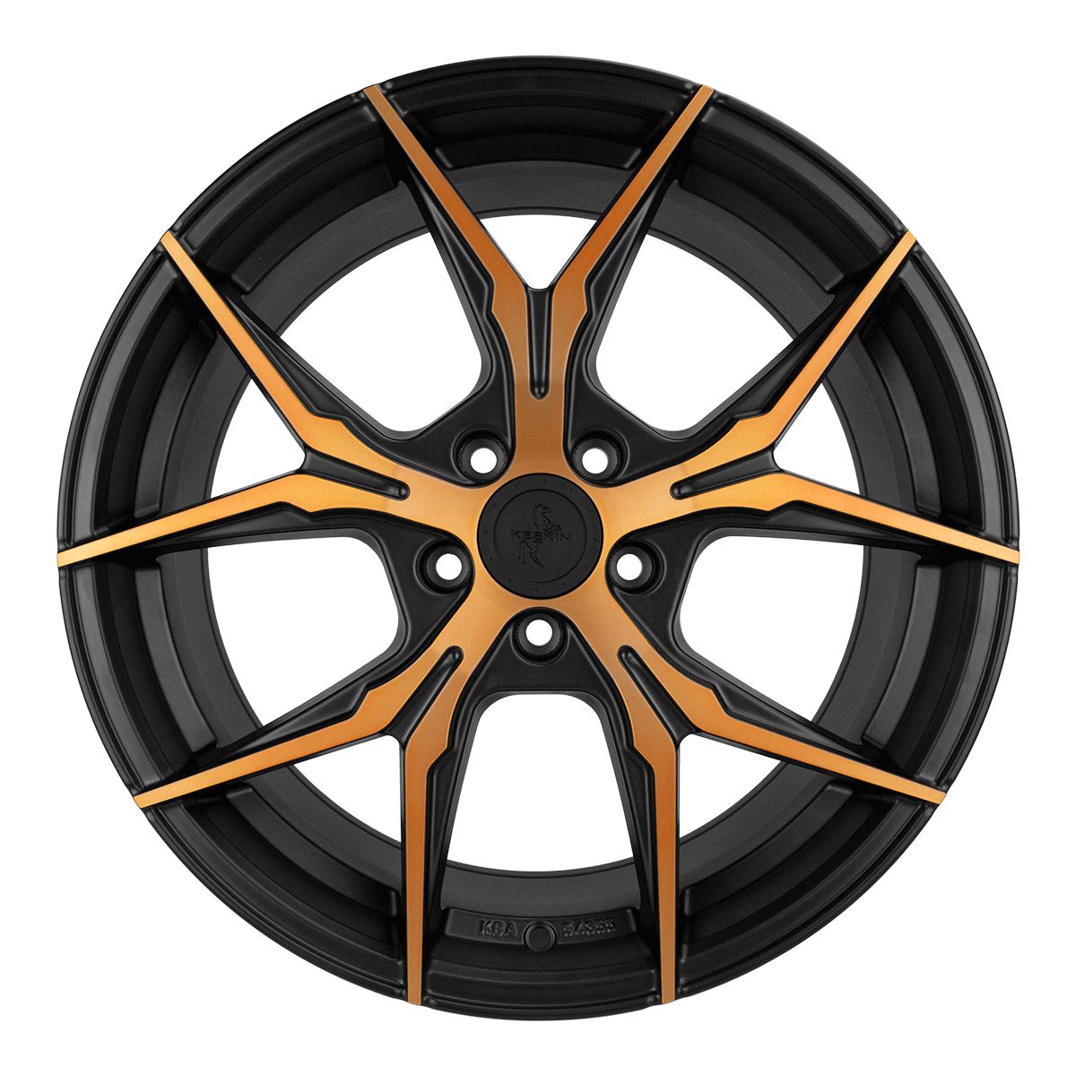 KESKIN WHEELS KT19N matt black front copper 8.5Jx19 5x120 ET35