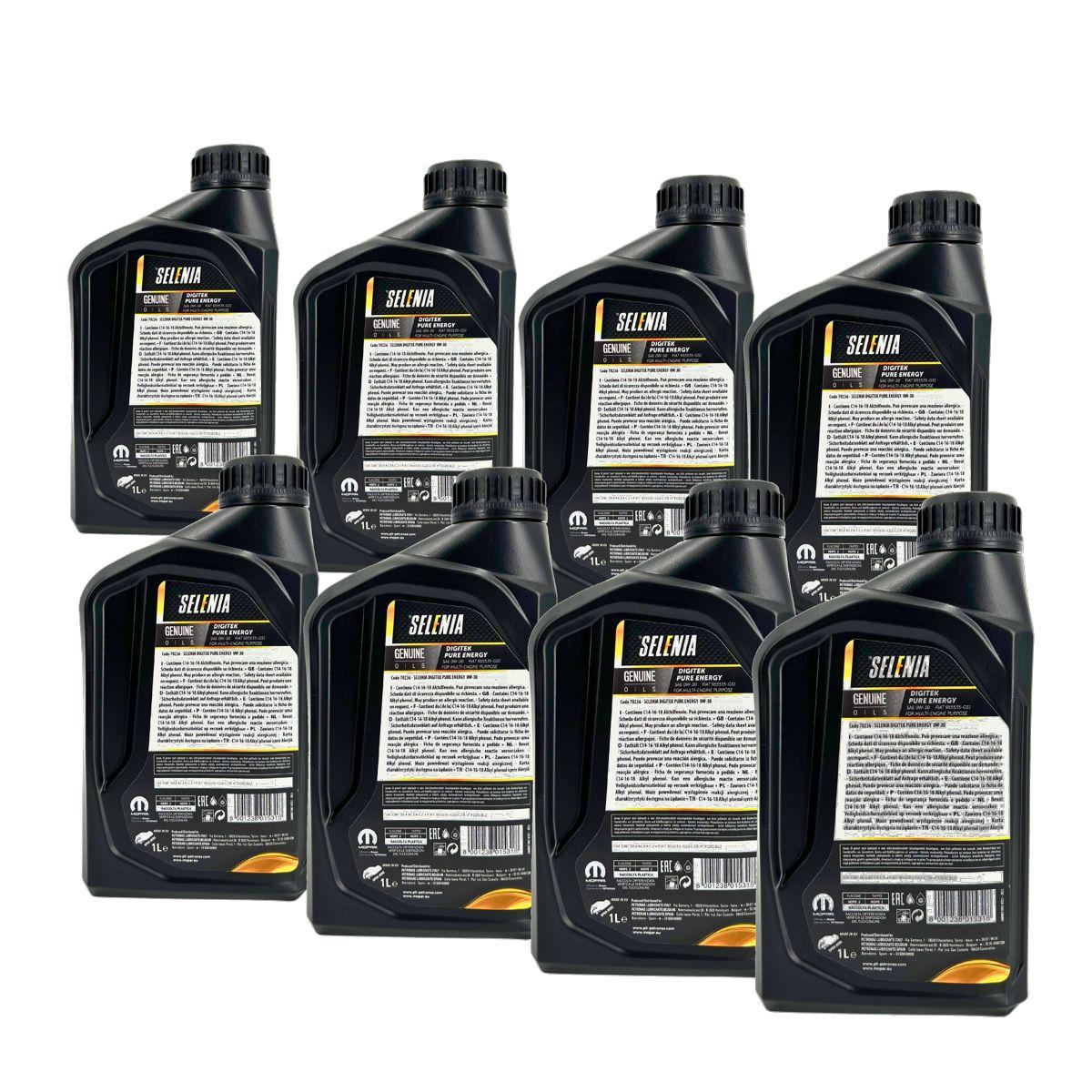 Selenia Digitek Pure Energy 0W-30 8x1 Liter
