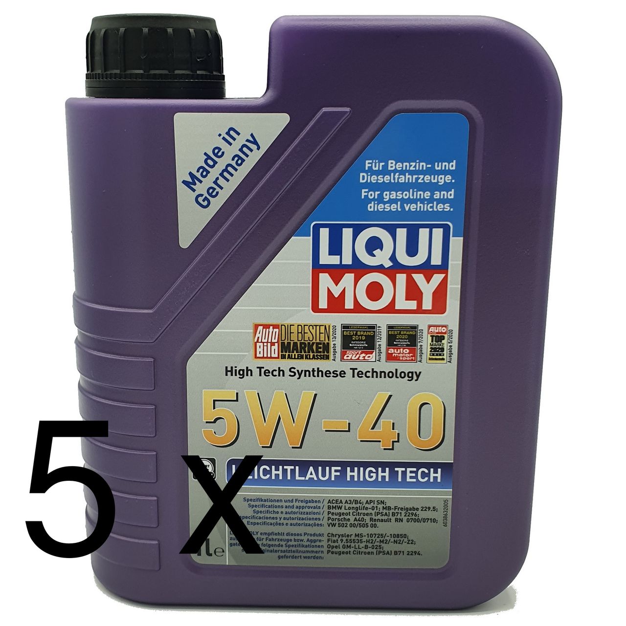 Liqui Moly Leichtlauf High Tech 5W-40 5x1 Liter
