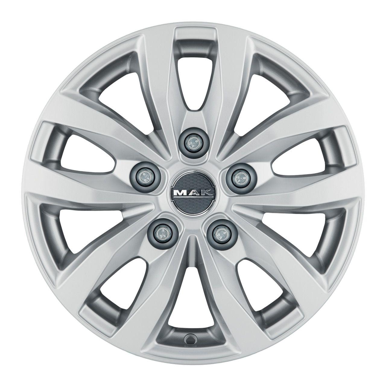 MAK LOAD 5 silber 7.0Jx17 5x120 ET60