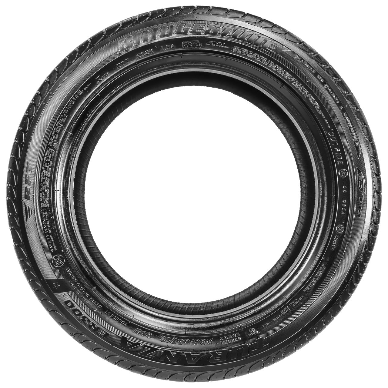BRIDGESTONE TURANZA ER300A-1 (*) RFT 205/55R16 91W MFS