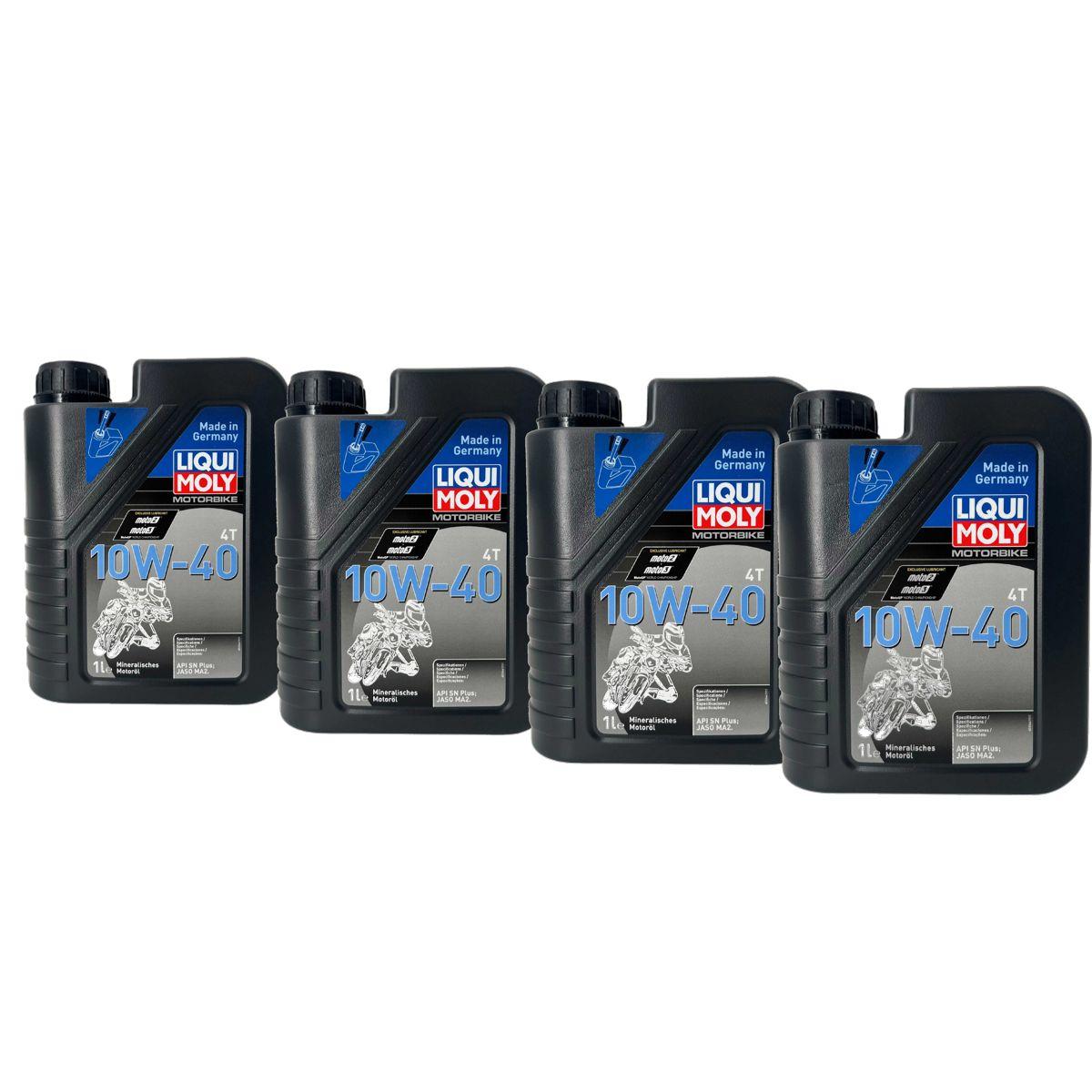 Liqui Moly Motorbike 4T 10W-40 4x1 Liter