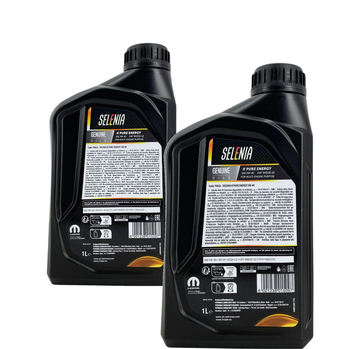 Selenia K Pure Energy 5W-40 2x1 Liter