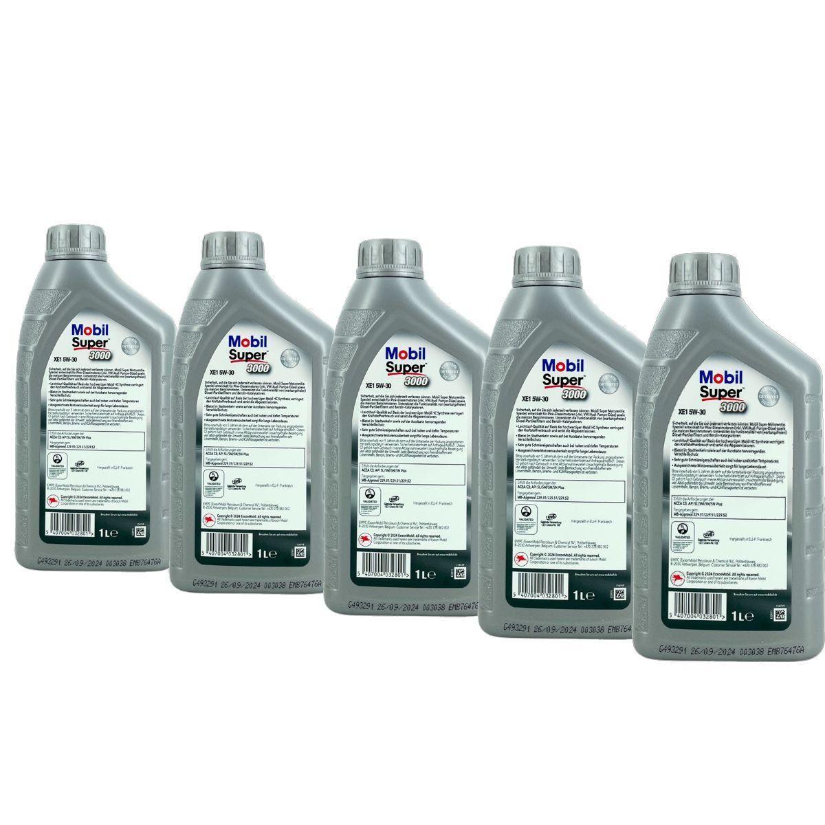 Mobil Super 3000 XE1 5W-30 5x1 Liter
