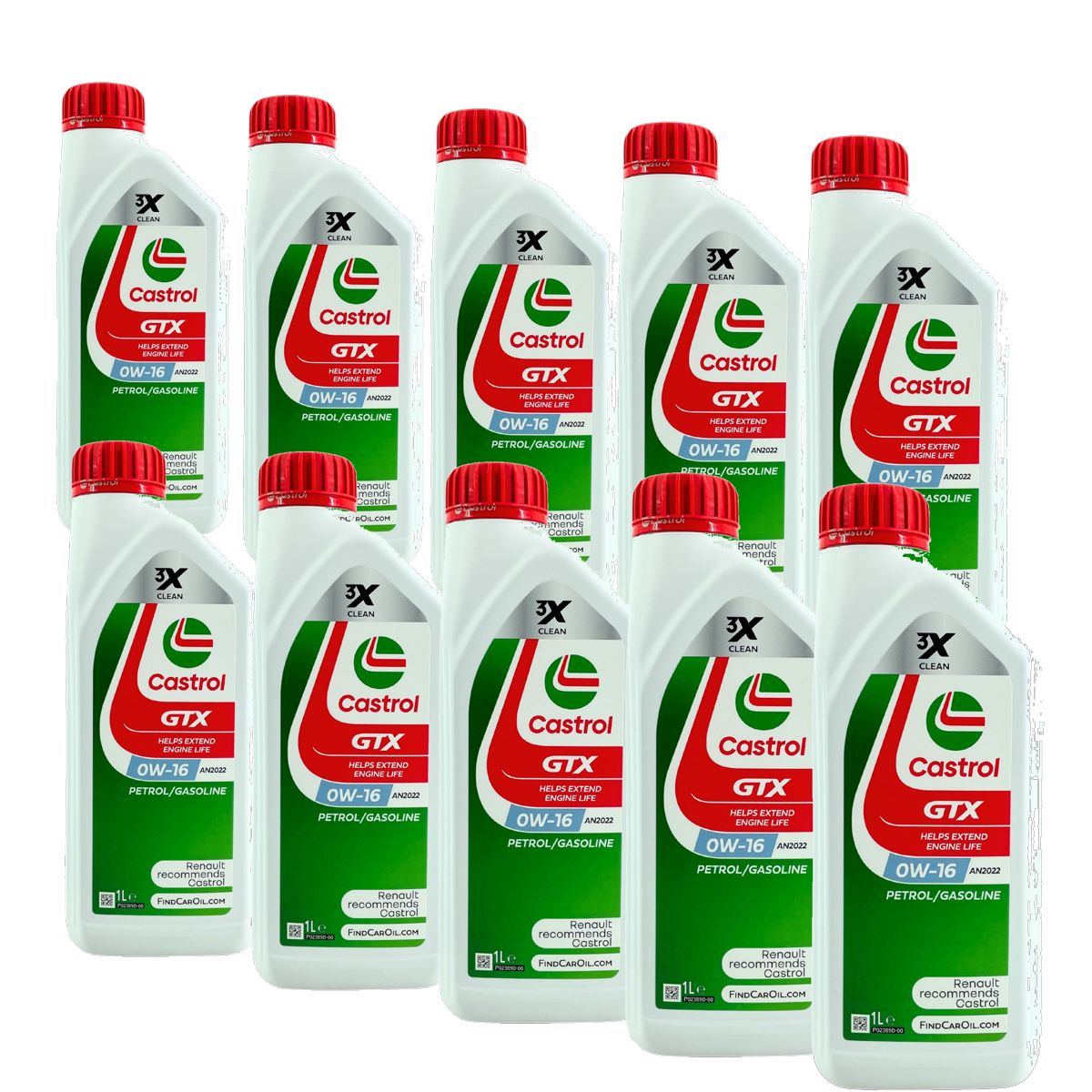 Castrol GTX 0W-16 AN2022 10x1 Liter