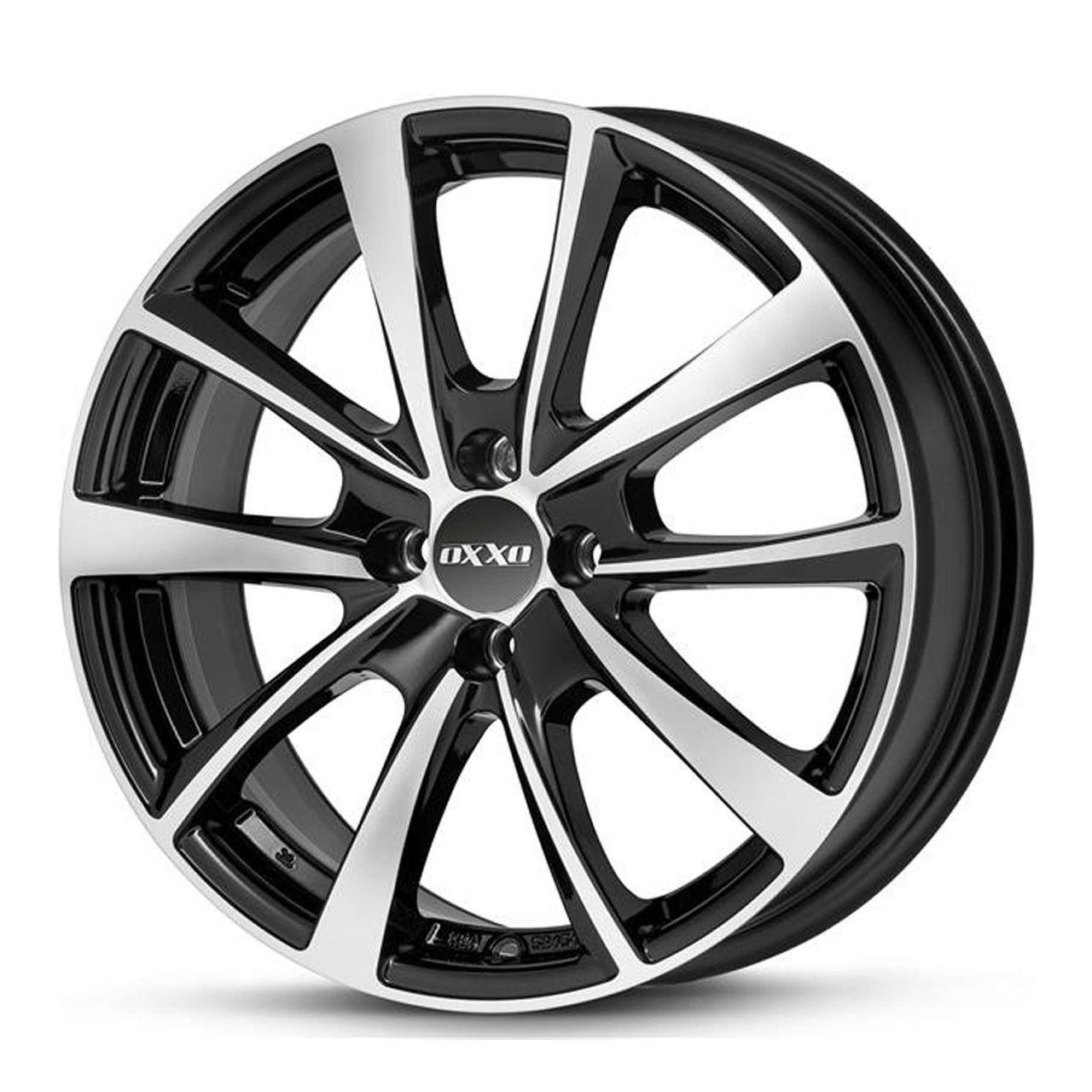 OXXO WHEELS VIDORRA BLACK-4 schwarz poliert 6.5Jx16 4x100 ET38