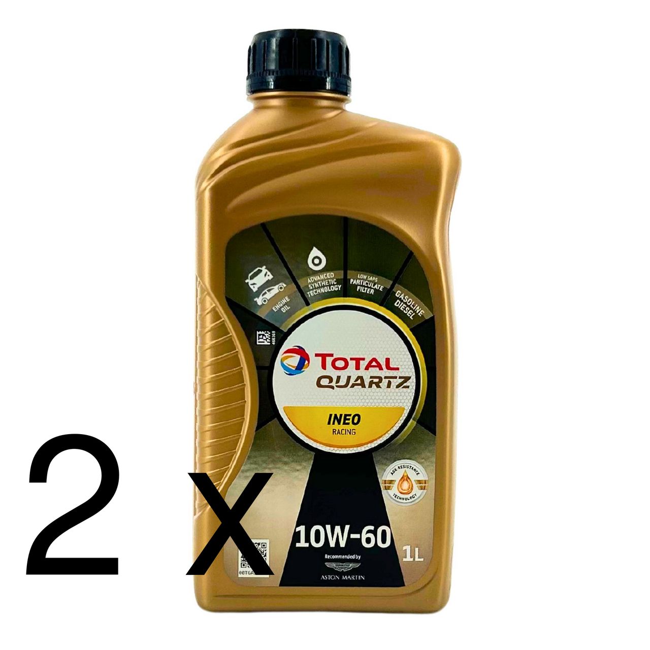 Total Quartz Ineo Racing 10W-60 2x1 Liter