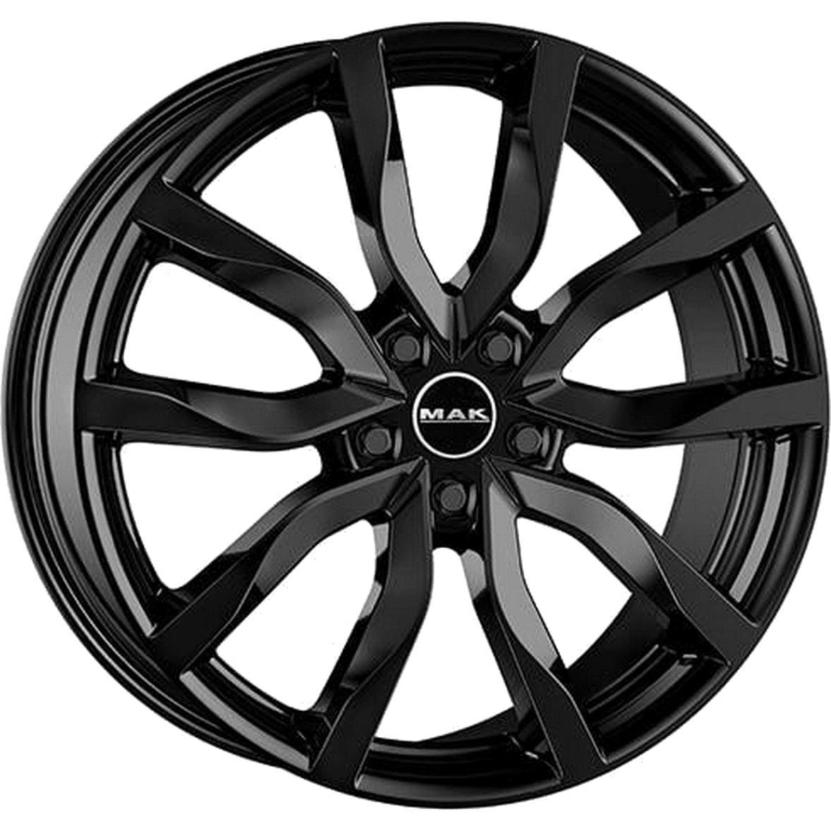 MAK HIGHLANDS gloss black 9.5Jx21 5x112 ET31