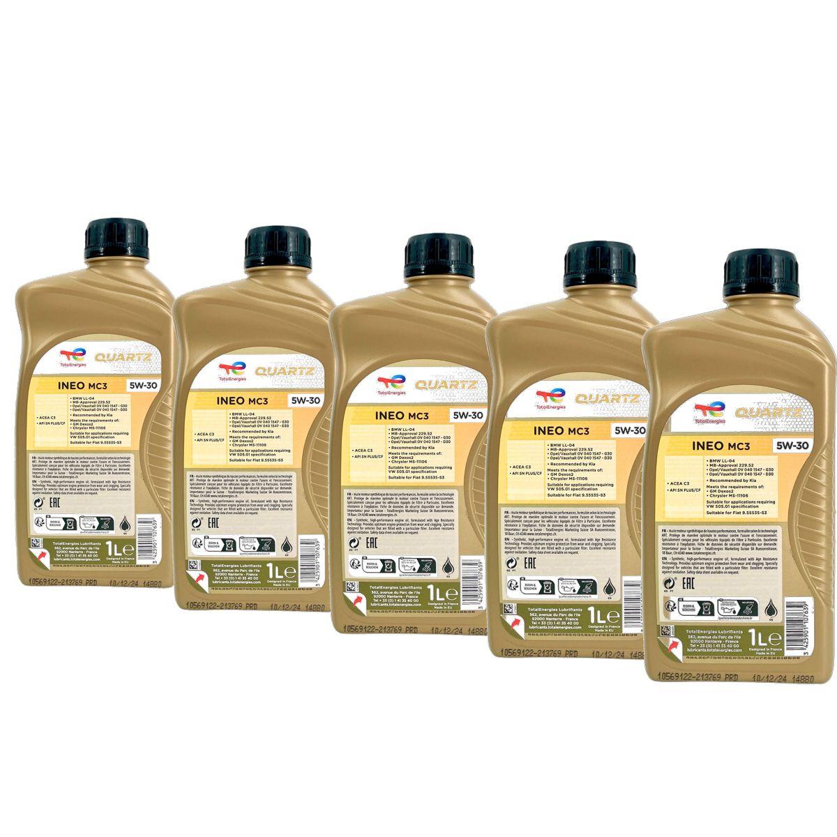 Total Quartz Ineo MC3 5W-30 5x1 Liter