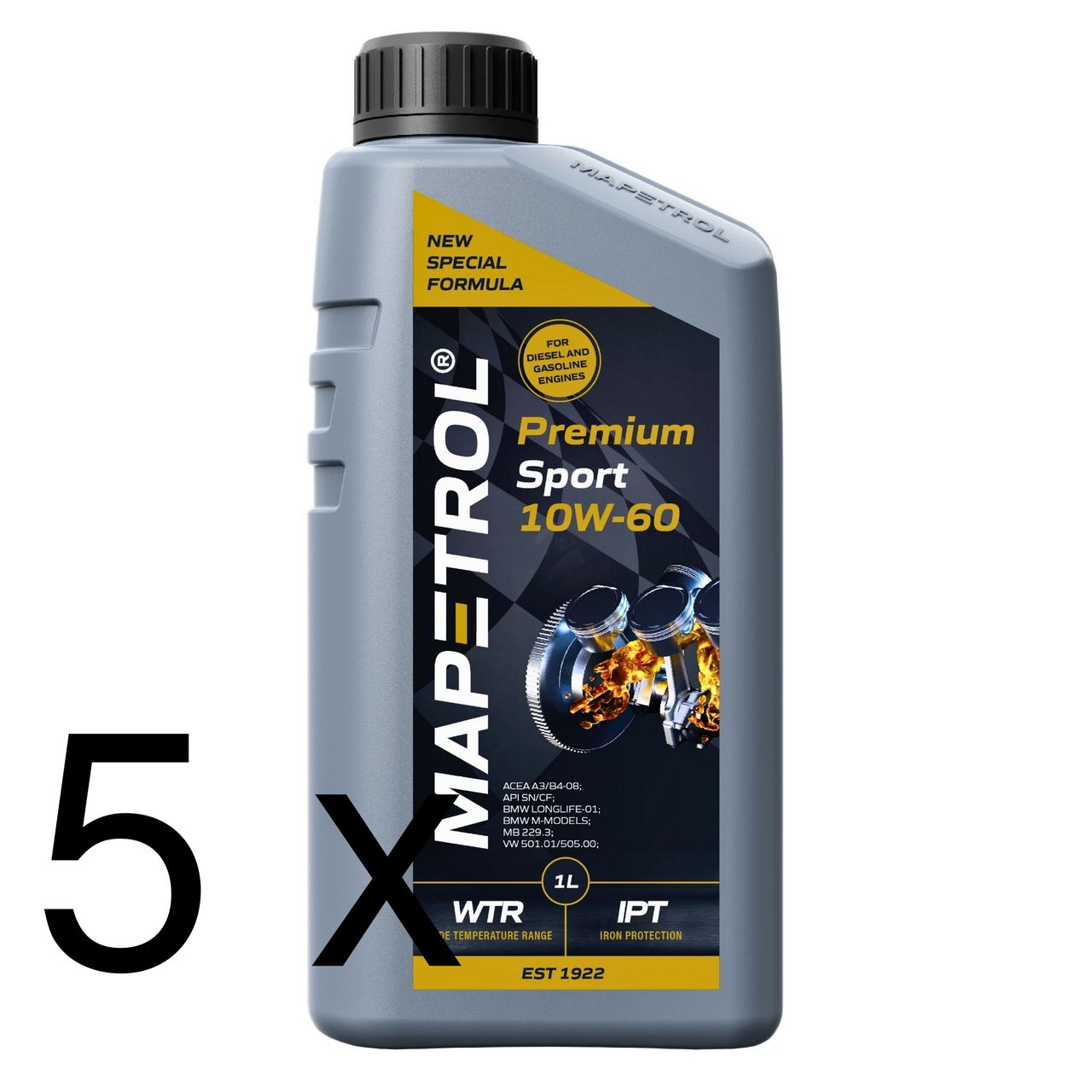 Mapetrol Premium Sport 10W-60 5x1 Liter