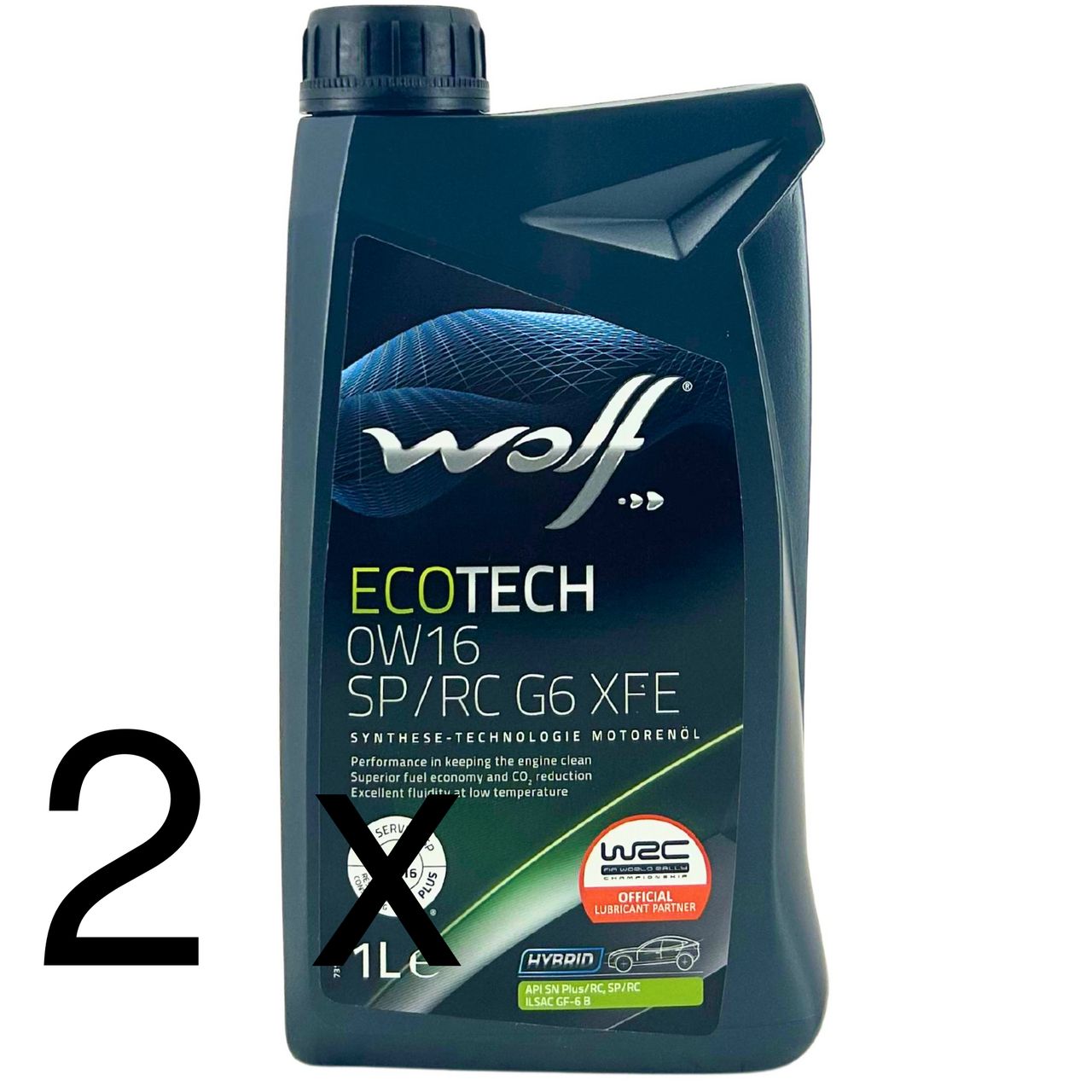 Wolf EcoTech 0W-16 SP/RC G6 XFE 2x1 Liter