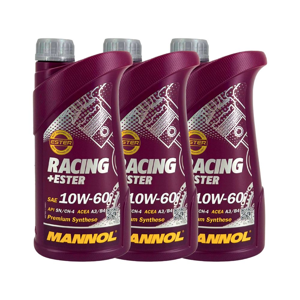 Mannol Racing + Ester 10W-60 3x1 Liter