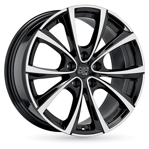 MSW (OZ) MSW 27T gloss black full polished 8.5Jx18 5x114.3 ET40