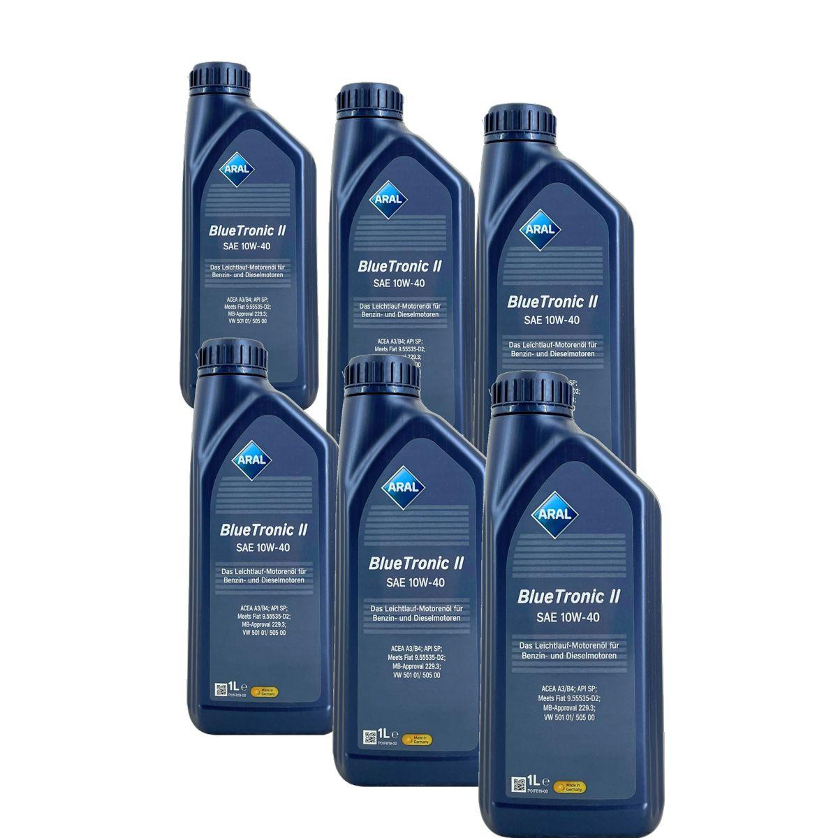 Aral BlueTronic II 10W-40 6x1 Liter