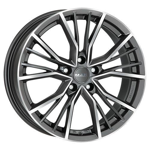 MAK UNION gun metal mirror face 8.5Jx20 5x112 ET20