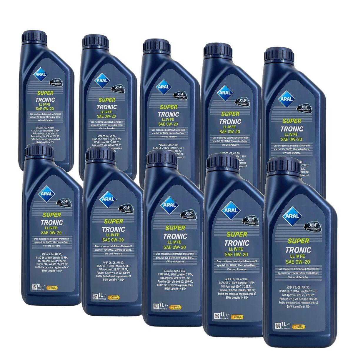 Aral SuperTronic LL IV FE 0W-20 7x1 Liter
