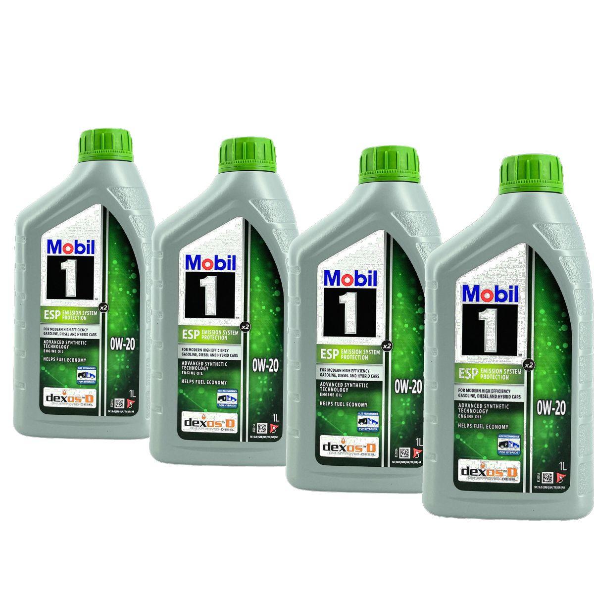 Mobil 1 ESP X2 0W-20 4x1 Liter