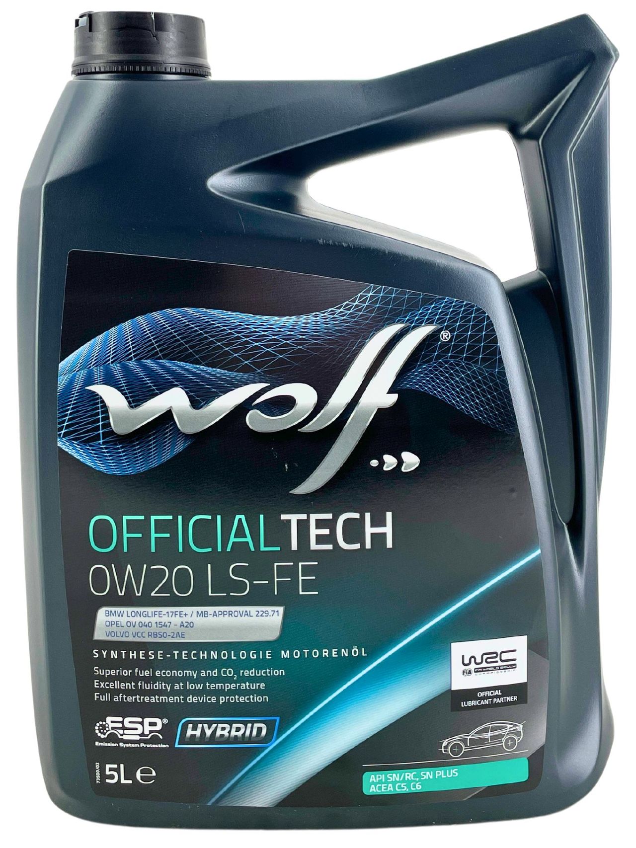 Wolf OfficialTech 0W-20 LS-FE 5 Liter