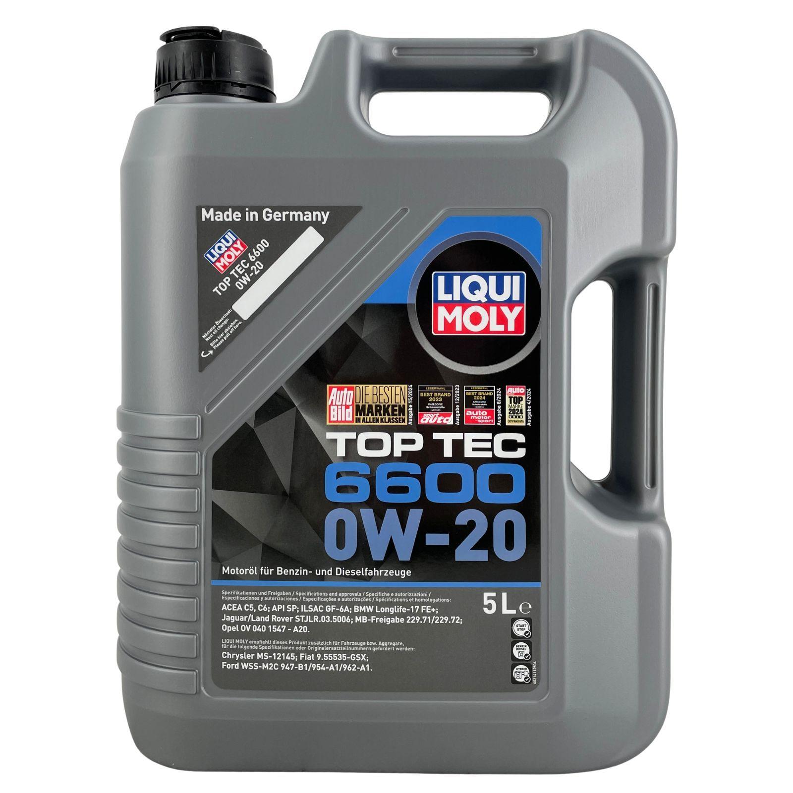Liqui Moly Top Tec 6600 0W-20 5 Liter