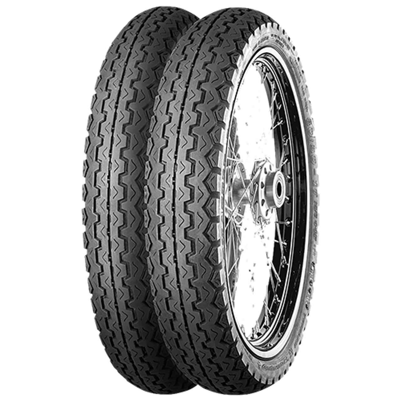 CONTINENTAL CONTICITY 80/100 - 18 M/C XL TL 47P FRONT/REAR