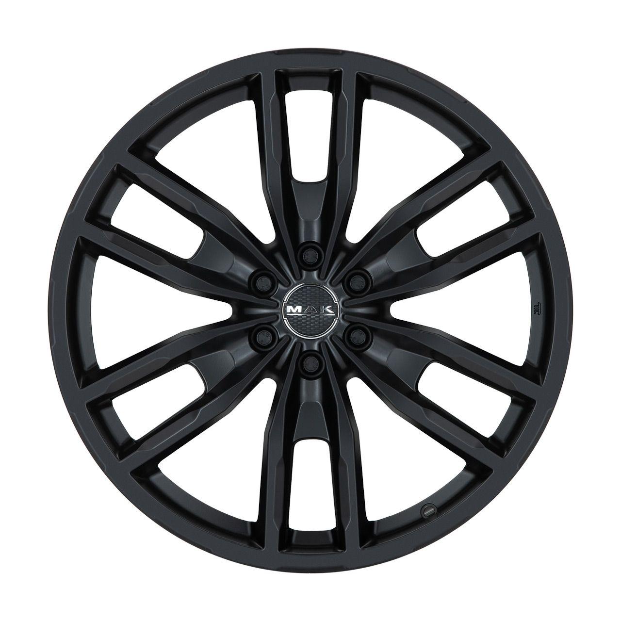 MAK PEAK matt black 7.5Jx17 6x114.3 ET30