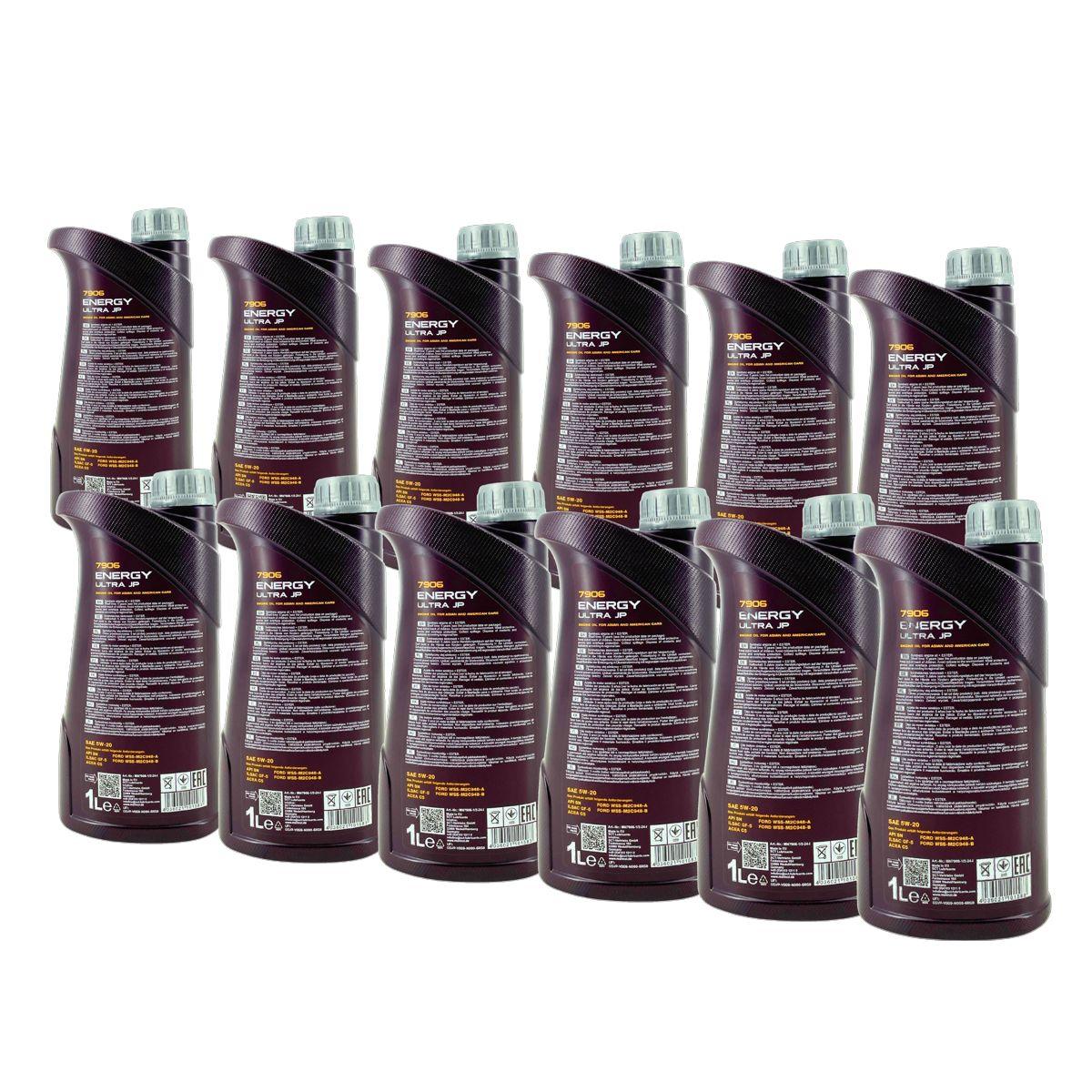 Mannol Energy Ultra JP 5W-20 12x1 Liter